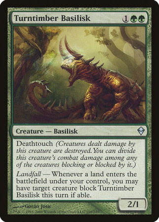 Turntimber Basilisk [Zendikar] | Jack's On Queen