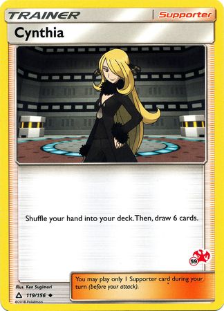 Cynthia (119/156) (Charizard Stamp #59) [Battle Academy 2020] | Jack's On Queen