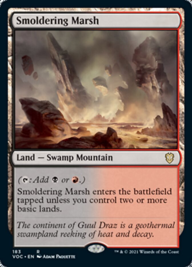 Smoldering Marsh [Innistrad: Crimson Vow Commander] | Jack's On Queen