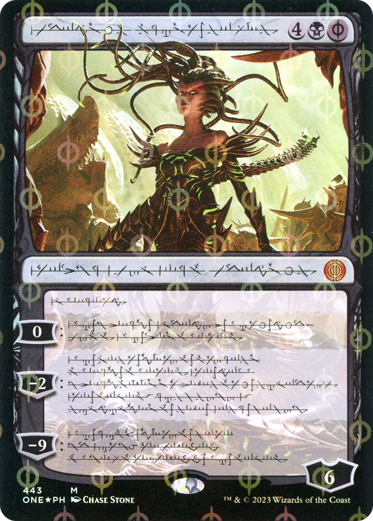 Vraska, Betrayal's Sting (Phyrexian Step-and-Compleat Foil) [Phyrexia: All Will Be One] | Jack's On Queen