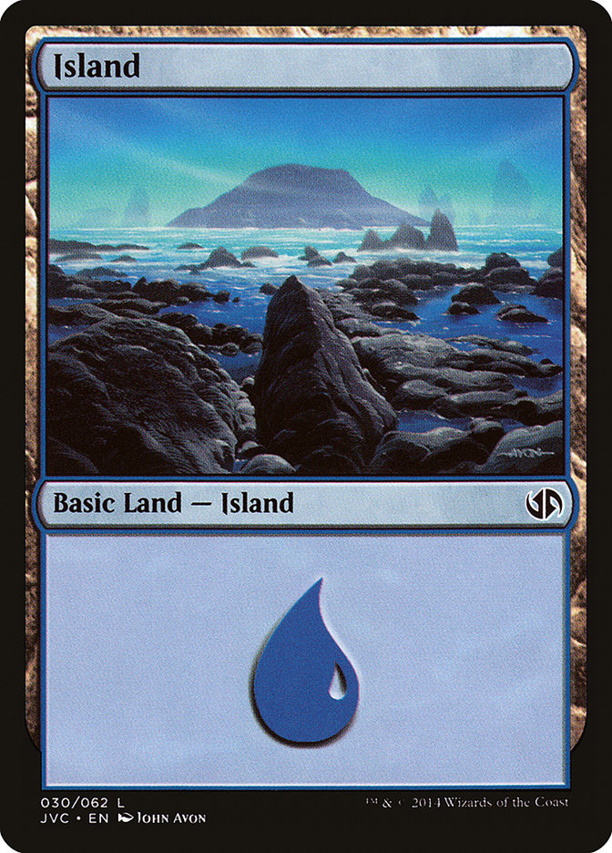 Island (30) [Duel Decks Anthology] | Jack's On Queen