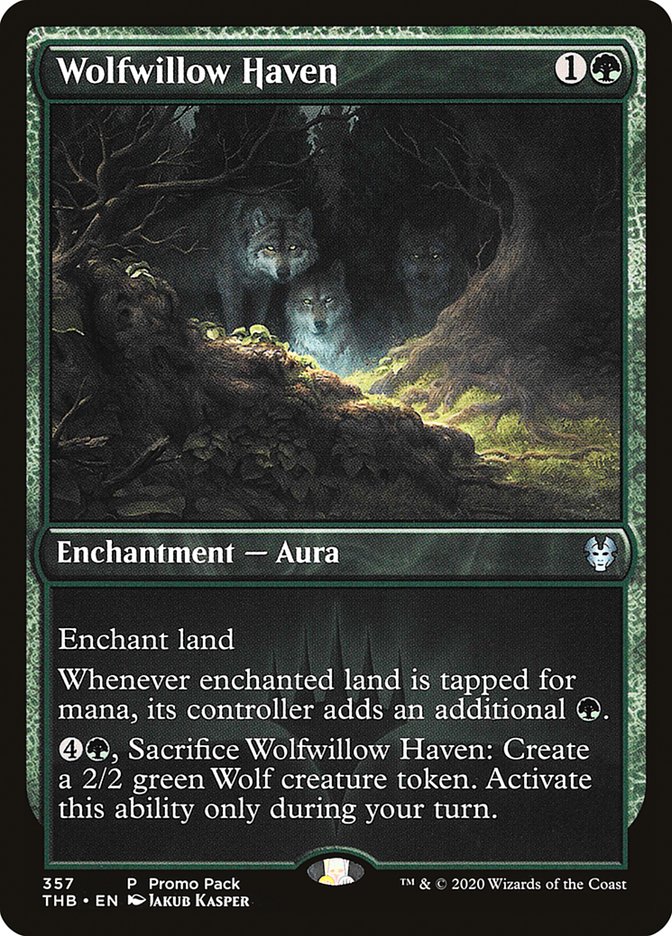 Wolfwillow Haven (Promo Pack) [Theros Beyond Death Promos] | Jack's On Queen
