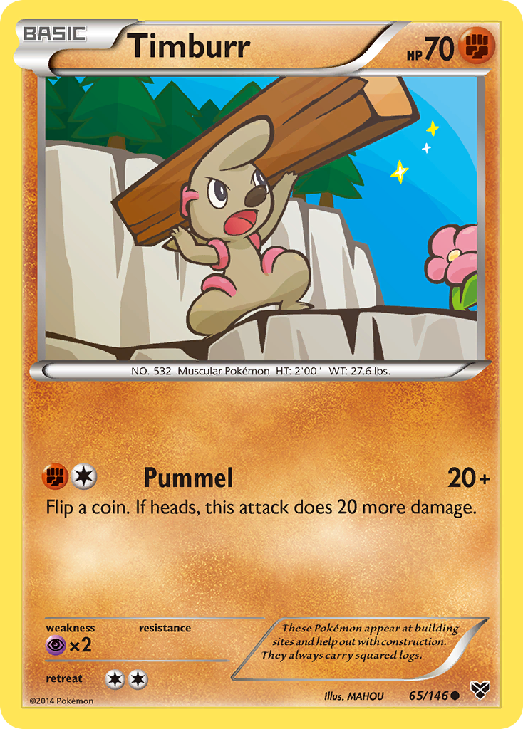 Timburr (65/146) [XY: Base Set] | Jack's On Queen