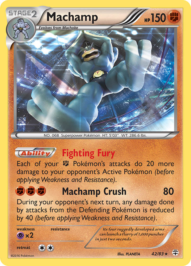 Machamp (42/83) [XY: Generations] | Jack's On Queen