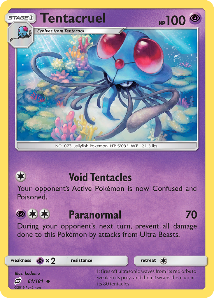 Tentacruel (61/181) [Sun & Moon: Team Up] | Jack's On Queen