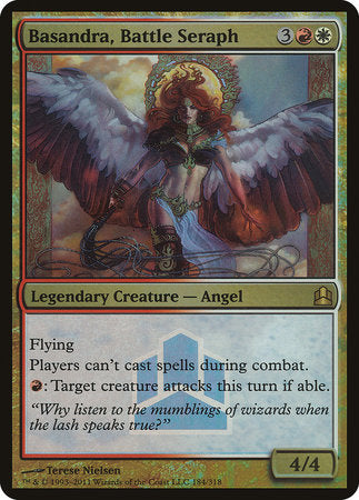 Basandra, Battle Seraph (Commander Launch Promo) [Commander 2011 Launch Party] | Jack's On Queen