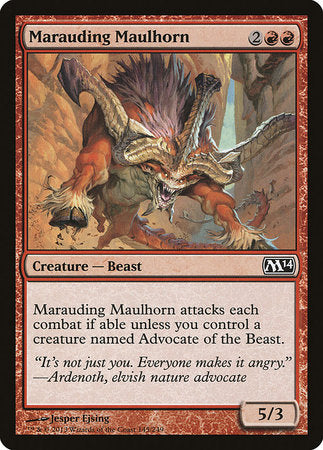 Marauding Maulhorn [Magic 2014] | Jack's On Queen