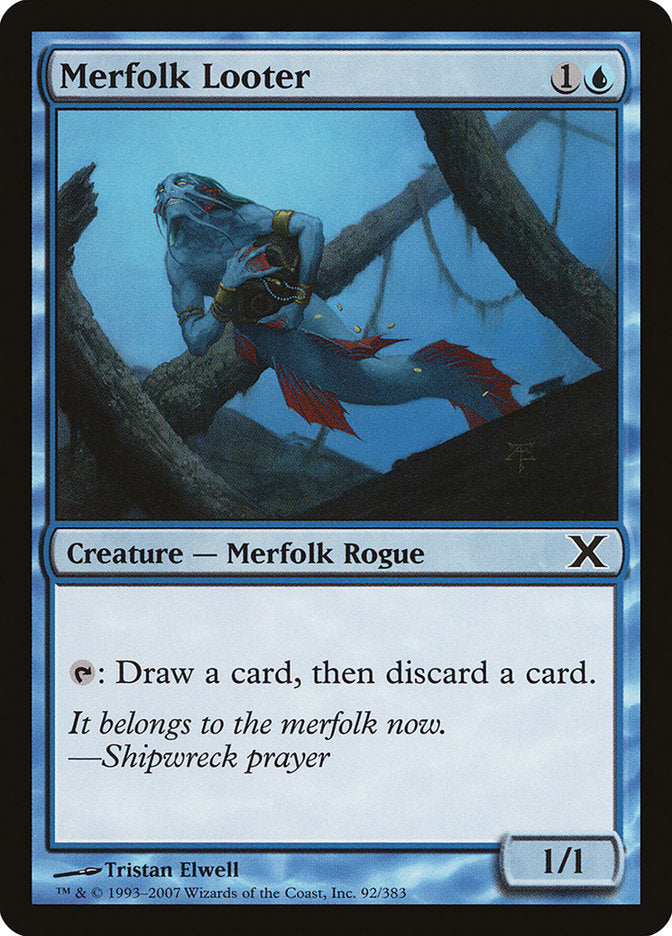 Merfolk Looter [Tenth Edition] | Jack's On Queen
