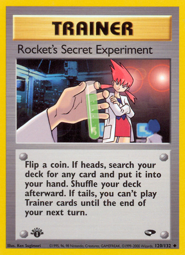 Rocket's Secret Experiment (120/132) [Gym Challenge 1st Edition] | Jack's On Queen