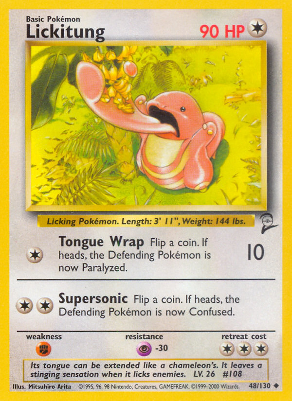 Lickitung (48/130) [Base Set 2] | Jack's On Queen