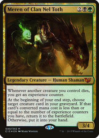 Meren of Clan Nel Toth (Oversized) [Commander 2015 Oversized] | Jack's On Queen