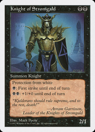 Knight of Stromgald [Fifth Edition] | Jack's On Queen