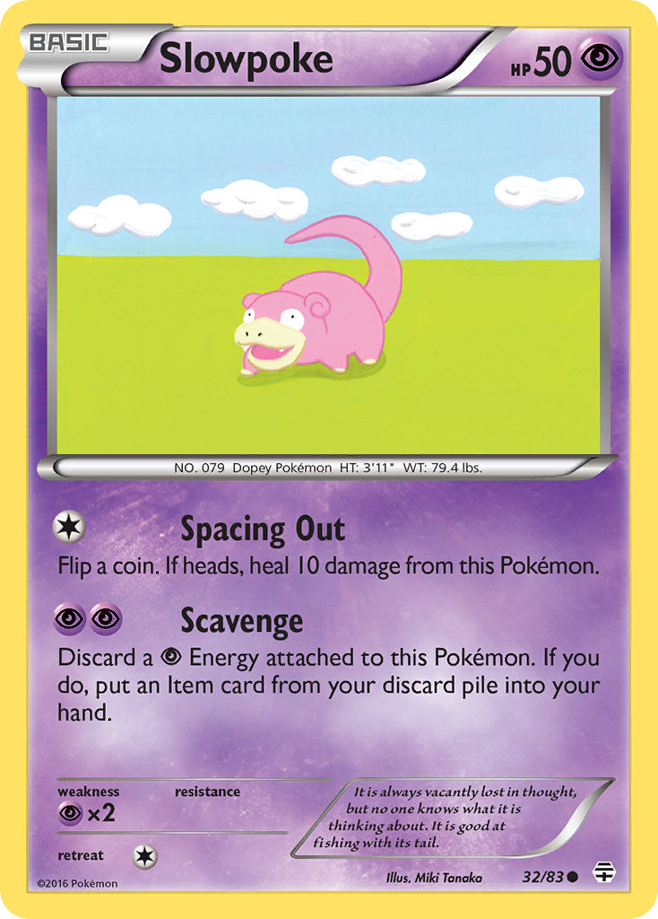 Slowpoke (32/83) [XY: Generations] | Jack's On Queen