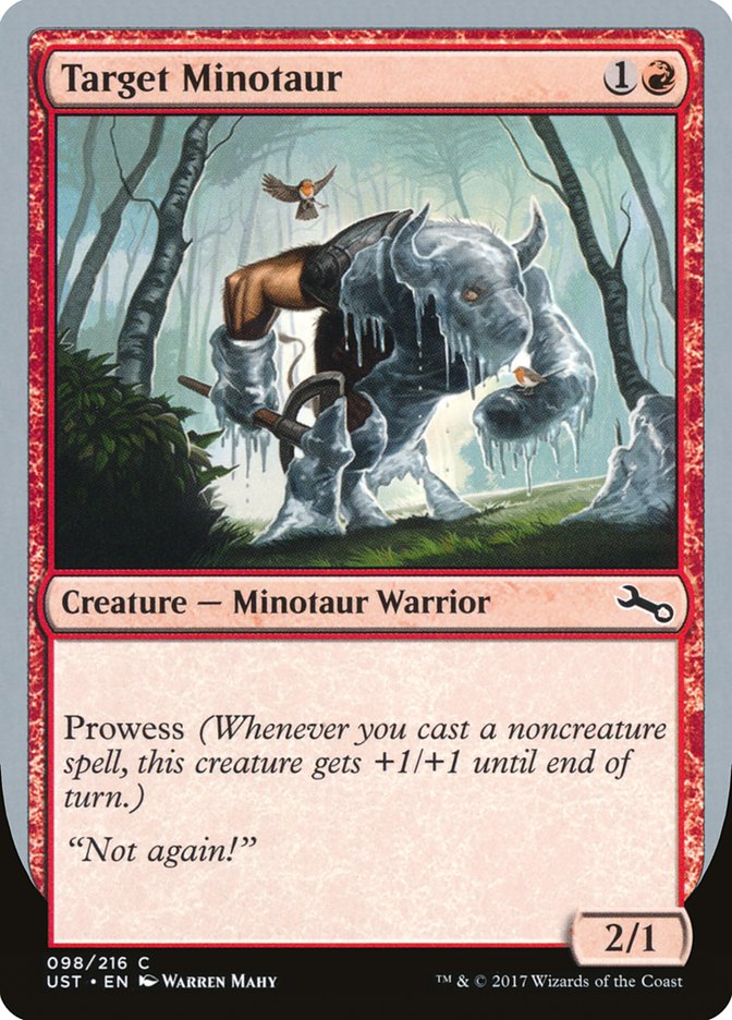 Target Minotaur (Ice Art) [Unstable] | Jack's On Queen