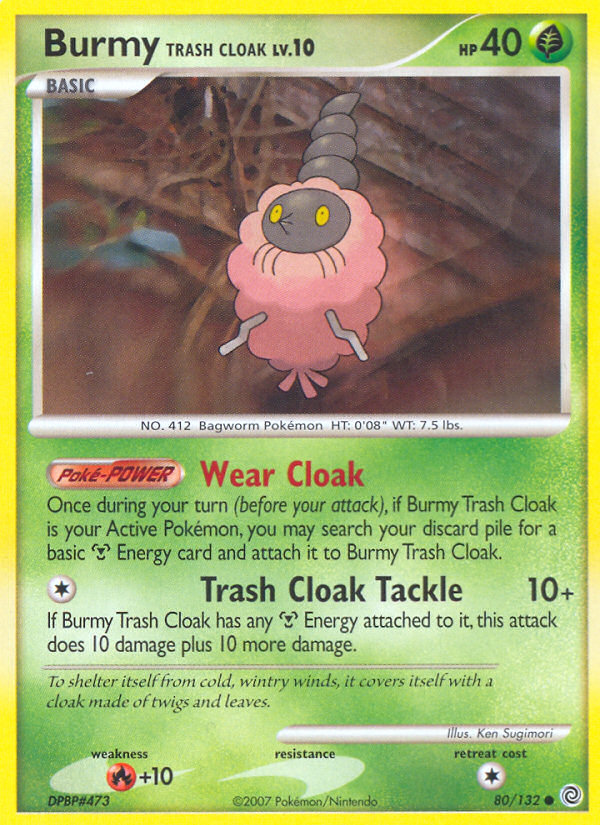 Burmy Trash Cloak (80/132) [Diamond & Pearl: Secret Wonders] | Jack's On Queen