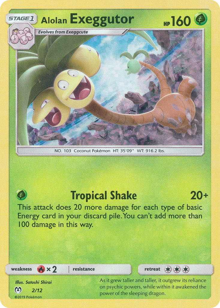 Alolan Exeggutor (2/12) [McDonald's Promos: 2019 Collection] | Jack's On Queen