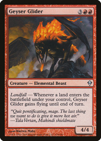 Geyser Glider [Zendikar] | Jack's On Queen