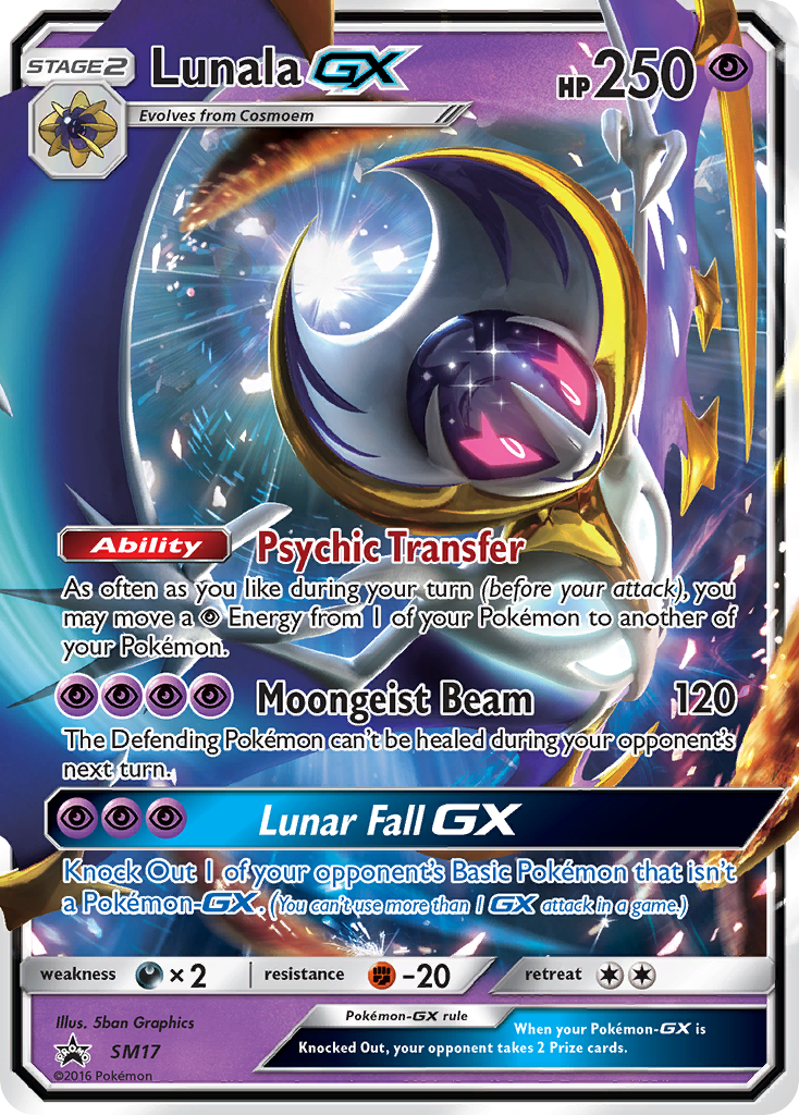 Lunala GX (SM17) [Sun & Moon: Black Star Promos] | Jack's On Queen