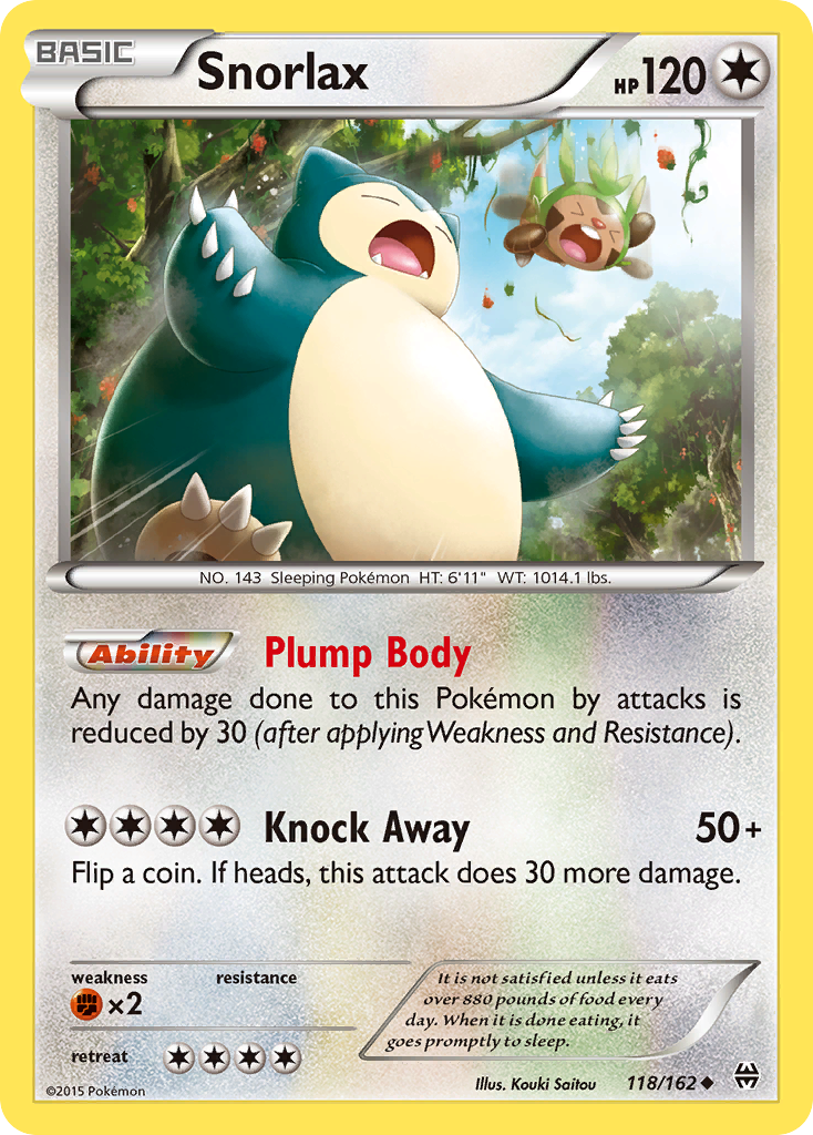 Snorlax (118/162) [XY: BREAKthrough] | Jack's On Queen