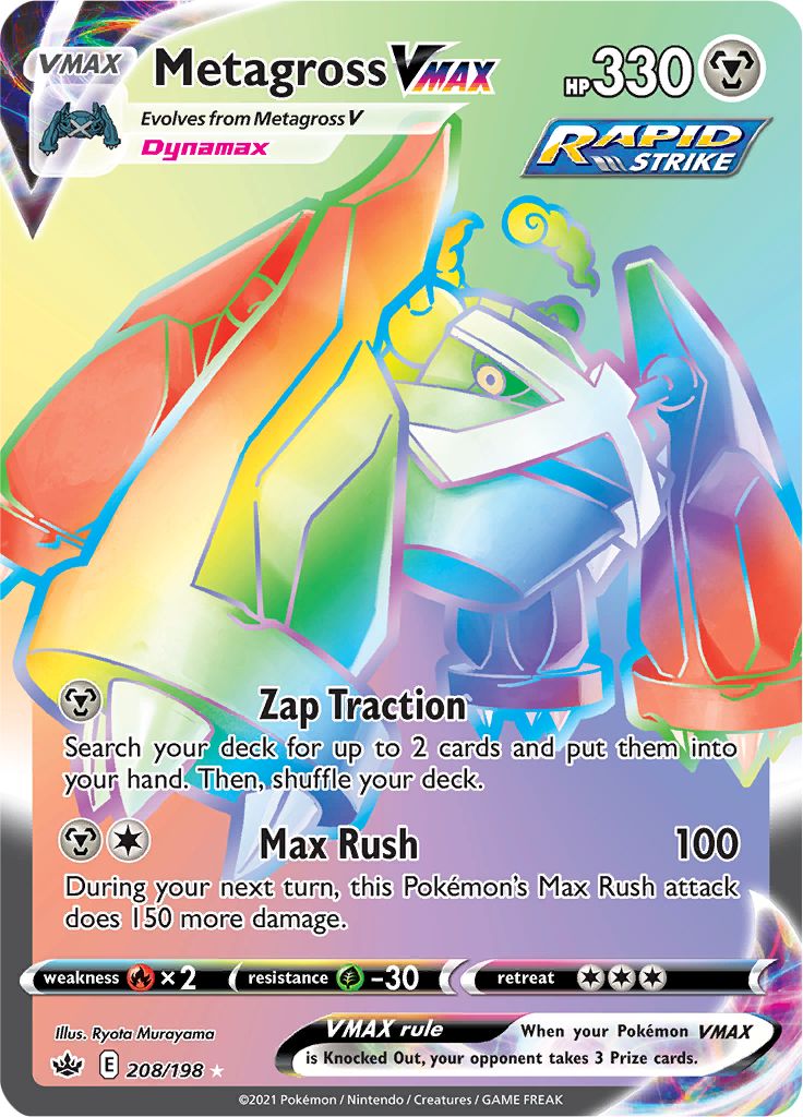 Metagross VMAX (208/198) [Sword & Shield: Chilling Reign] | Jack's On Queen