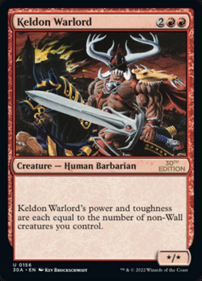 Keldon Warlord [30th Anniversary Edition] | Jack's On Queen