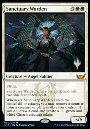 Sanctuary Warden (Promo Pack) [Streets of New Capenna Promos] | Jack's On Queen