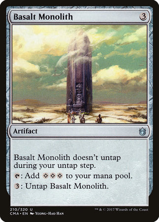 Basalt Monolith [Commander Anthology] | Jack's On Queen