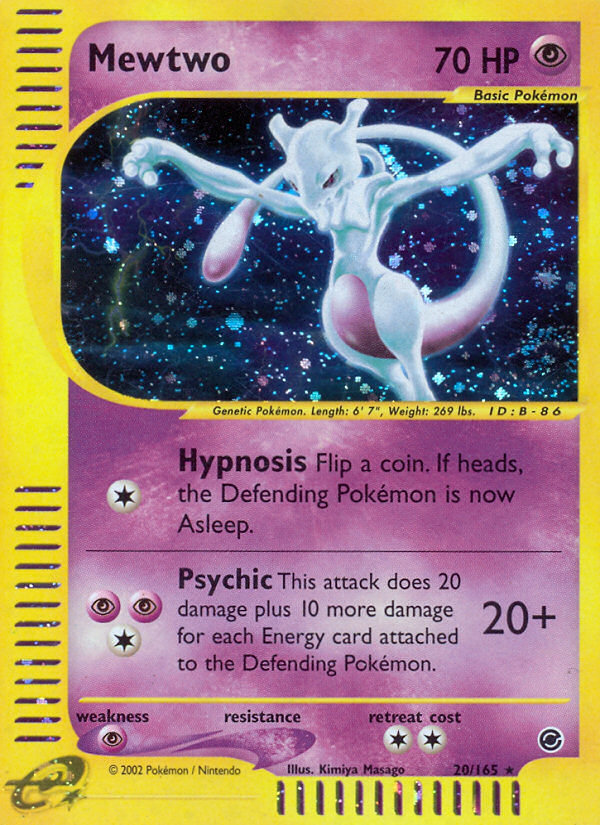 Mewtwo (20/165) [Expedition: Base Set] | Jack's On Queen