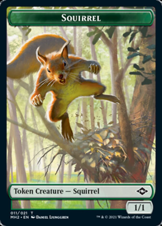 Squirrel Token // Zombie Army Token [Modern Horizons 2 Tokens] | Jack's On Queen