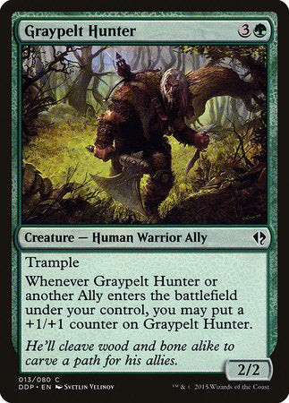 Graypelt Hunter [Duel Decks: Zendikar vs. Eldrazi] | Jack's On Queen