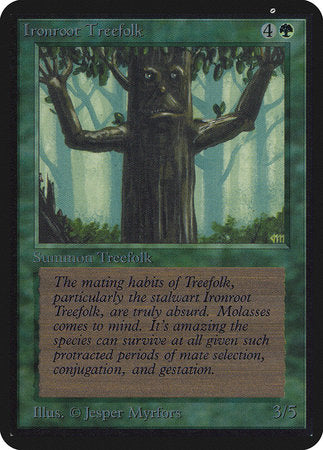 Ironroot Treefolk [Limited Edition Alpha] | Jack's On Queen