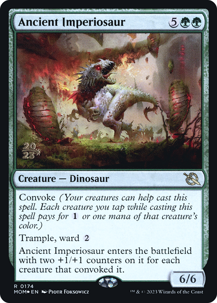 Ancient Imperiosaur [March of the Machine Prerelease Promos] | Jack's On Queen