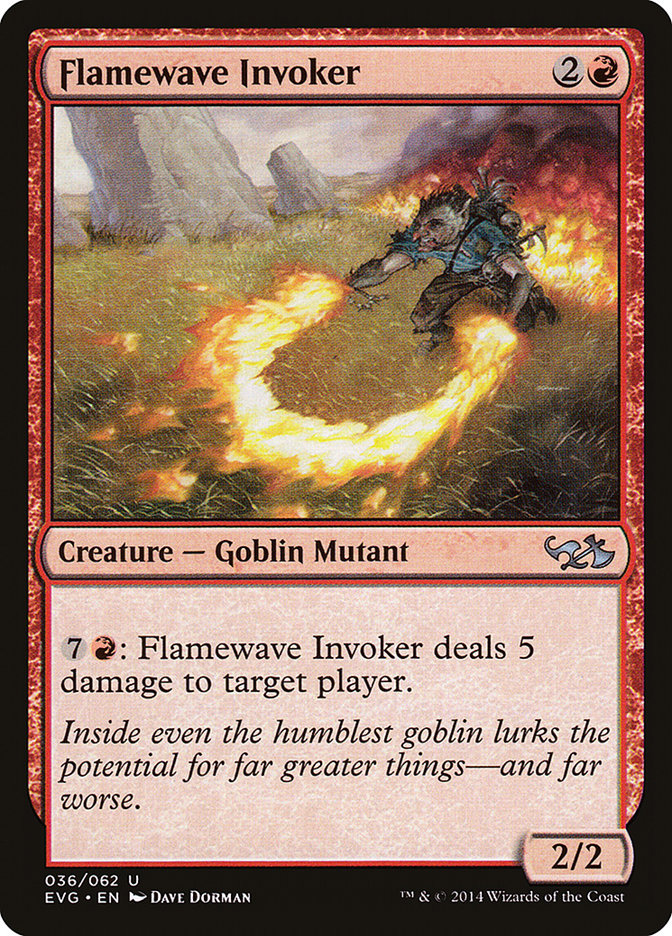 Flamewave Invoker (Elves vs. Goblins) [Duel Decks Anthology] | Jack's On Queen