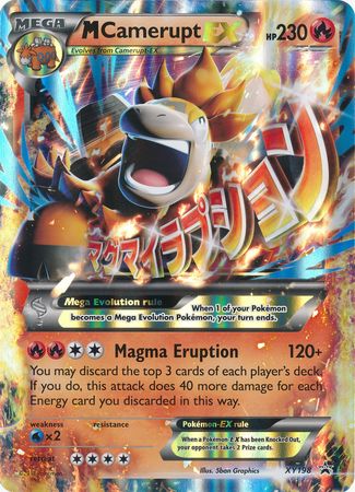 M Camerupt EX (XY198) (Jumbo Card) [XY: Black Star Promos] | Jack's On Queen