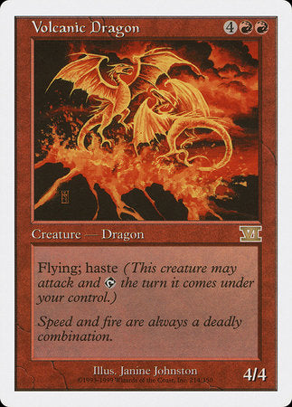 Volcanic Dragon [Classic Sixth Edition] | Jack's On Queen