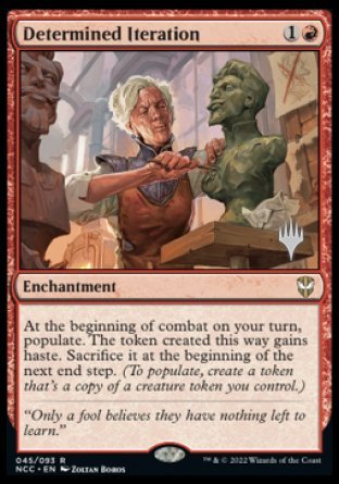 Determined Iteration (Promo Pack) [Streets of New Capenna Commander Promos] | Jack's On Queen