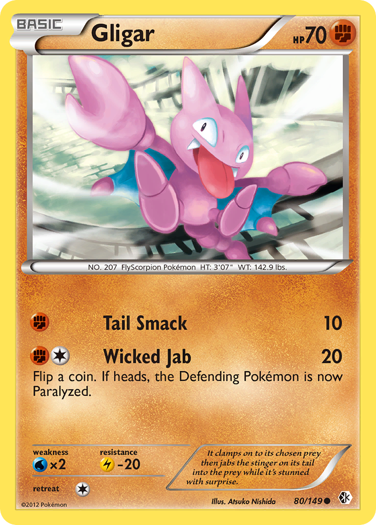 Gligar (80/149) [Black & White: Boundaries Crossed] | Jack's On Queen