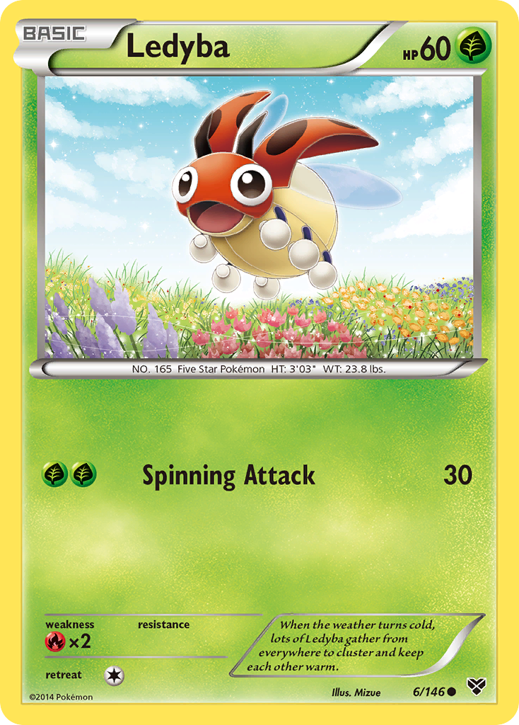 Ledyba (6/146) [XY: Base Set] | Jack's On Queen