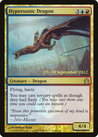 Hypersonic Dragon [Return to Ravnica Promos] | Jack's On Queen