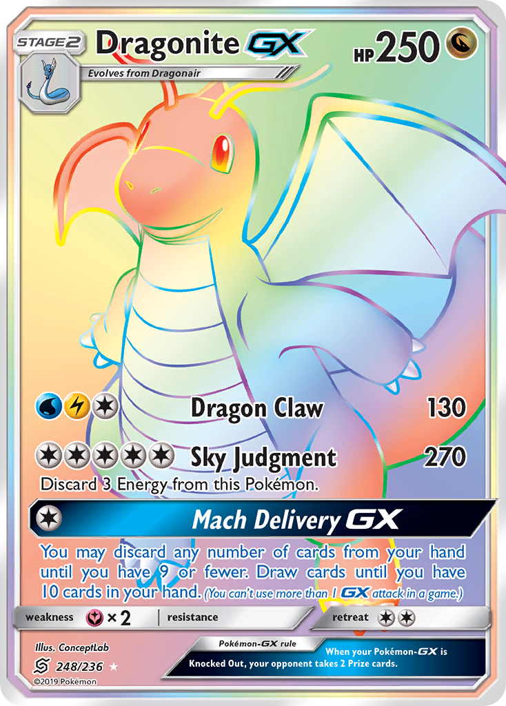 Dragonite GX (248/236) [Sun & Moon: Unified Minds] | Jack's On Queen