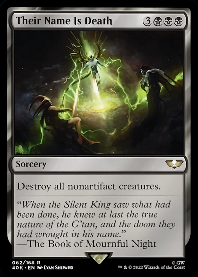 Their Name Is Death (Surge Foil) [Universes Beyond: Warhammer 40,000] | Jack's On Queen