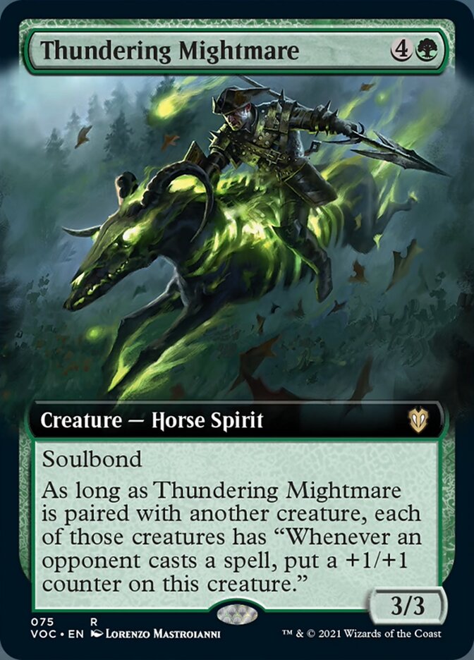 Thundering Mightmare (Extended) [Innistrad: Crimson Vow Commander] | Jack's On Queen