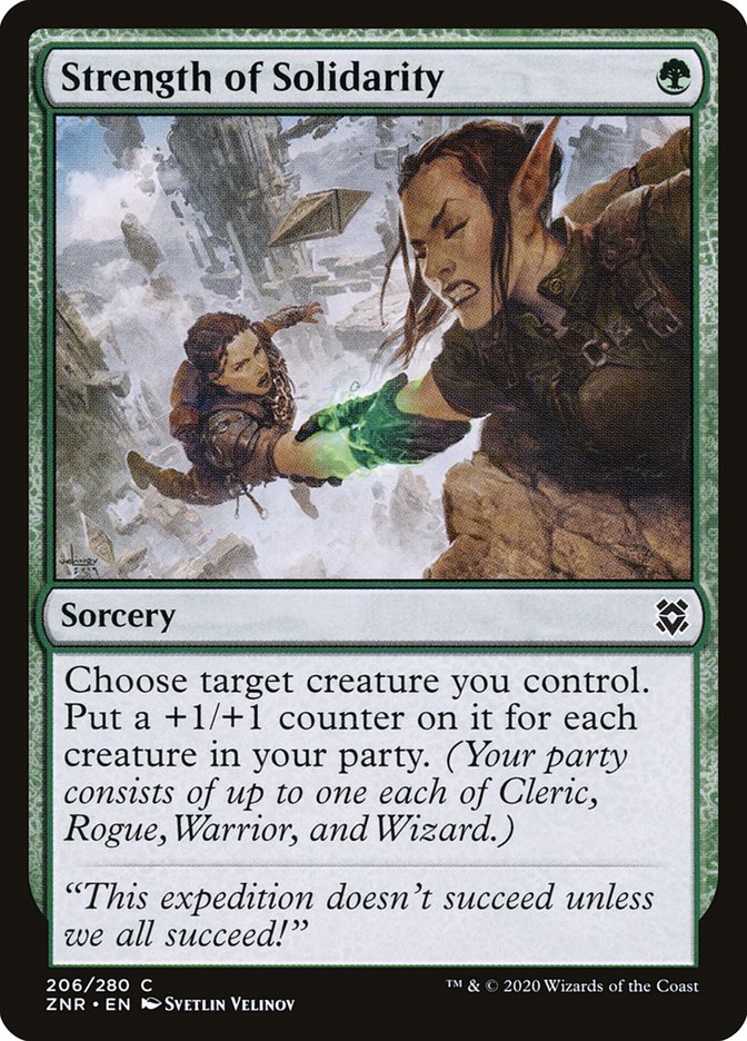 Strength of Solidarity [Zendikar Rising] | Jack's On Queen