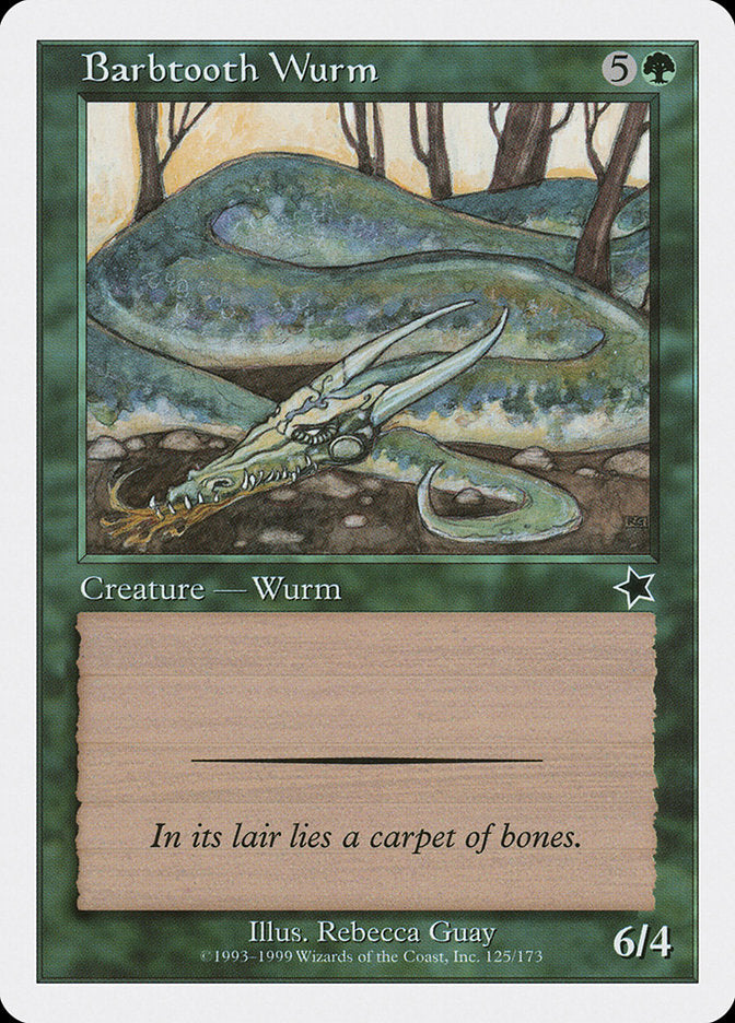 Barbtooth Wurm [Starter 1999] | Jack's On Queen