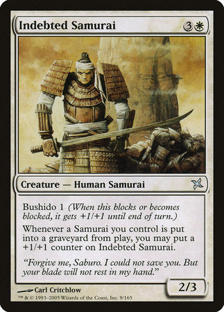 Indebted Samurai [Betrayers of Kamigawa] | Jack's On Queen