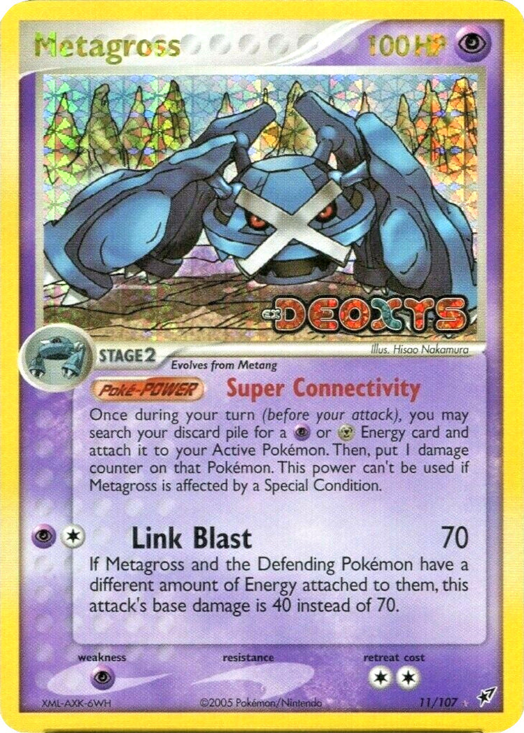 Metagross (11/107) (Stamped) [EX: Deoxys] | Jack's On Queen