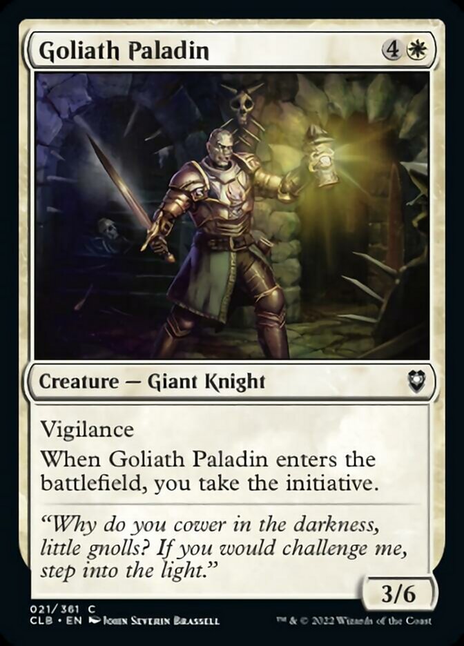 Goliath Paladin [Commander Legends: Battle for Baldur's Gate] | Jack's On Queen