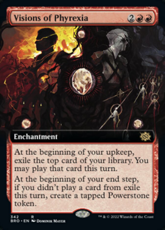 Visions of Phyrexia (Extended Art) [The Brothers' War] | Jack's On Queen