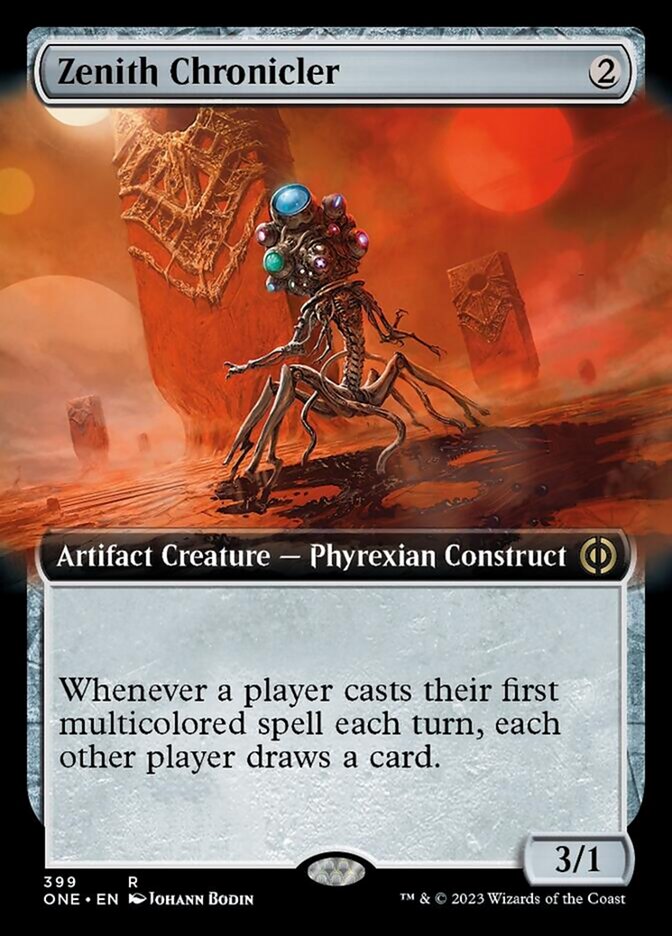 Zenith Chronicler (Extended Art) [Phyrexia: All Will Be One] | Jack's On Queen