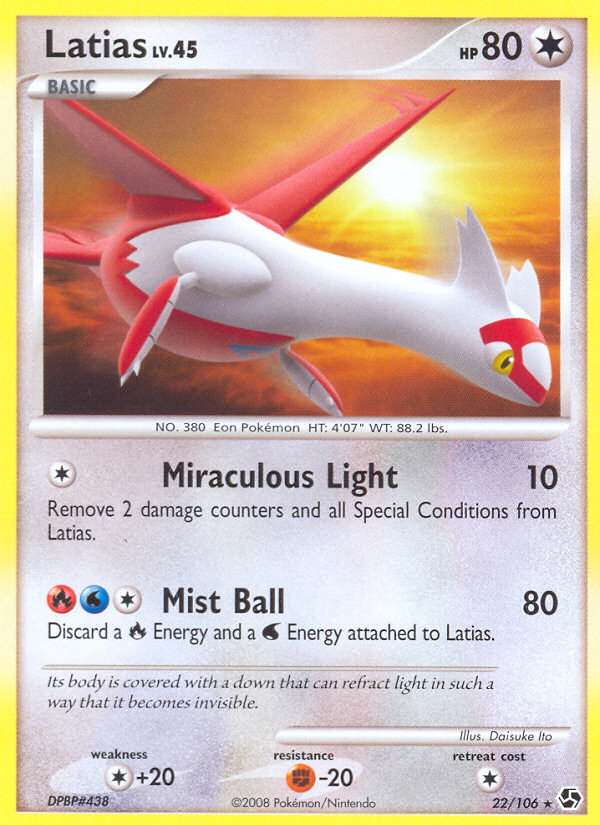 Latias (22/106) [Diamond & Pearl: Great Encounters] | Jack's On Queen